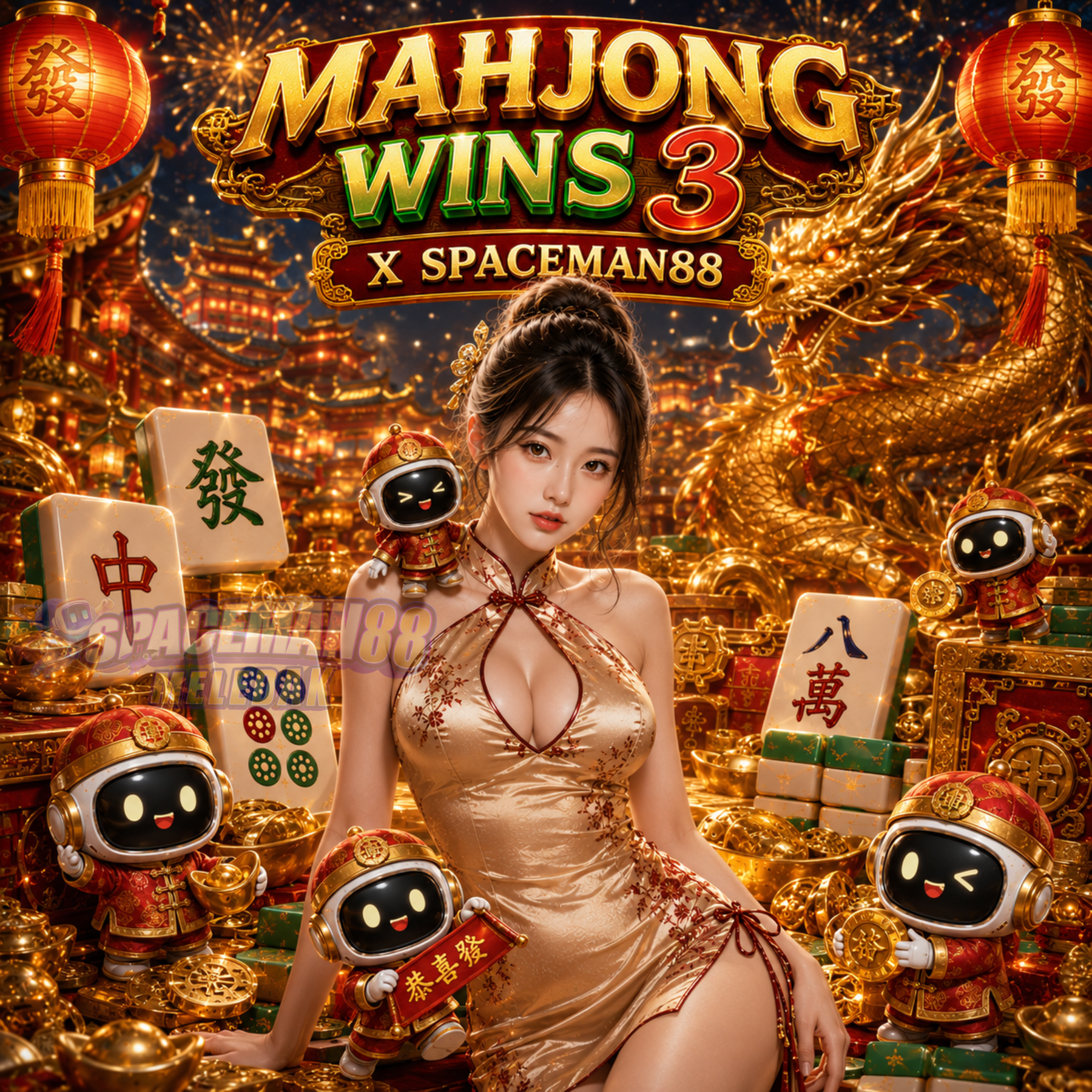 SPACEMAN88 🀅 Situs Slot Mahjong Wins 3 Black Scatter Pragmatic Play Tergacor 2026